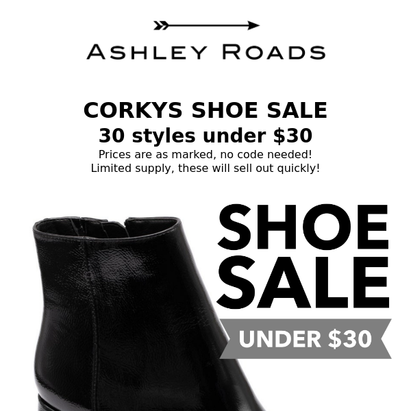 CORKYS SHOE SALE ✨ 30 styles under $30