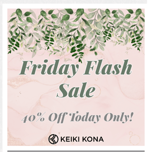 Friday Means Flash Sale Time! 🛒