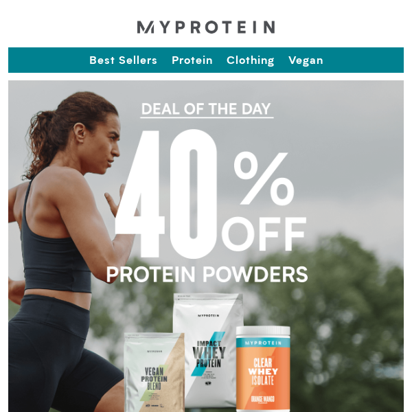 40% Off Protein | Today Only!
