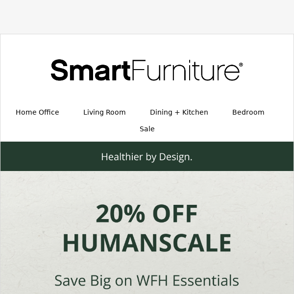 Last Chance to Save! Humanscale Spring Sale Ends Tonight 🚨