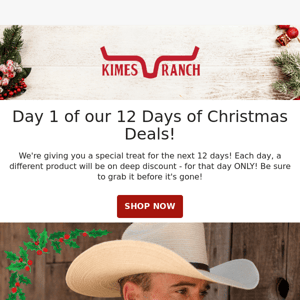 12 Days of Christmas Deals!