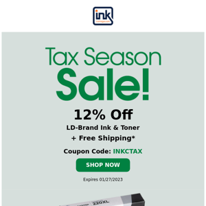 👉 Attention: Your Tax Season Sale Coupon is Inside