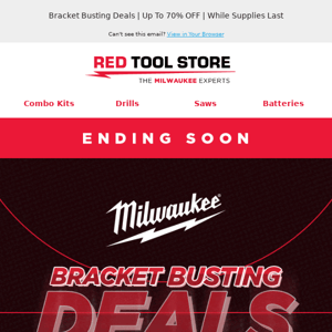 Last Chance to Score a Milwaukee Bracket Busting Deal!