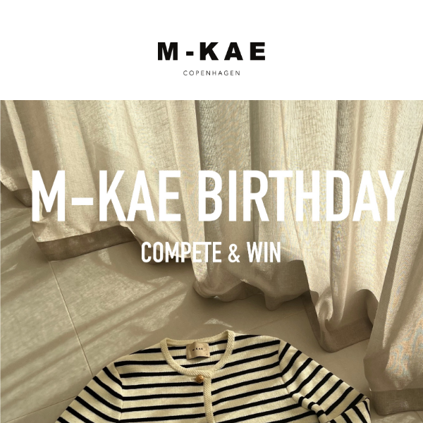 It's M-KAE's 5th birthday! 🎂