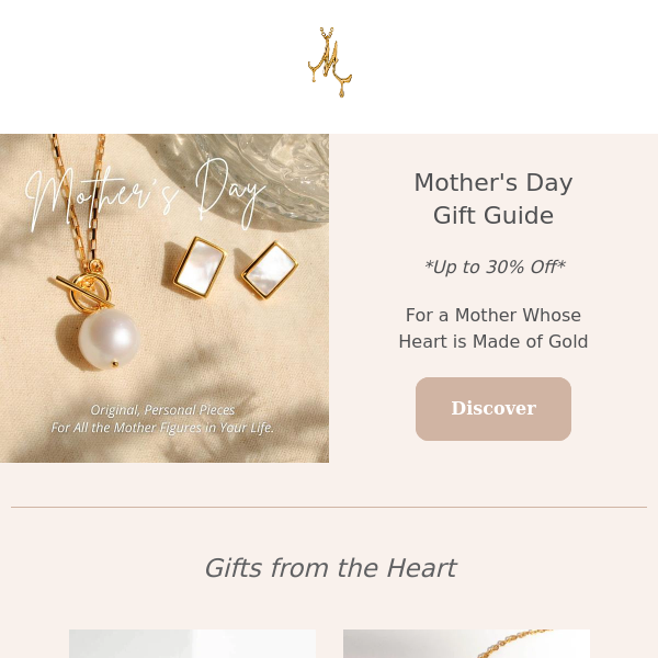 Up to 30% Off - Celebrate the women and moms in our life!