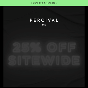 ⚡️ 25% OFF SITEWIDE ⚡️