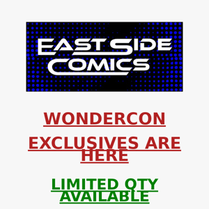 🔥 PRE-SALE TOMORROW at 2PM (ET)!  WONDERCON EXCLUSIVES ARE HERE! 🔥 AMAZING SPIDER-MAN & MORE! 🔥PRE-SALE SATURDAY (3/25) at 2PM (ET) / 11AM (PT)