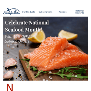 Kick Off Seafood Month With Pure Natural Salmon!