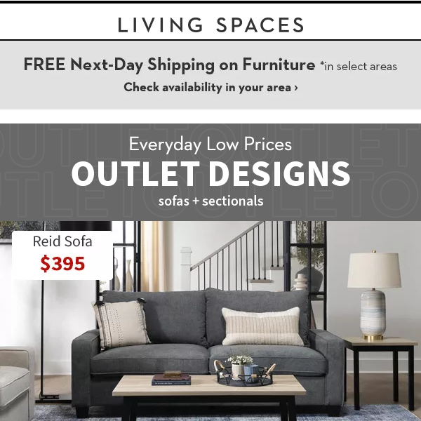 Seating Savings @ The Outlet: Sofas + Sectionals