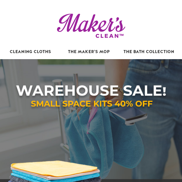 Warehouse Sale! Get them before they're gone...