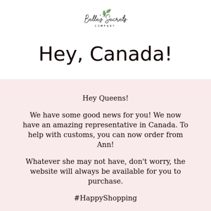 Good News, Canada 🥰