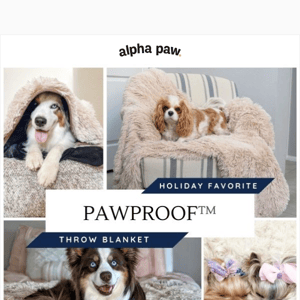 🚨 Limited Stock Alert: Pawproof™ Throw Blanket