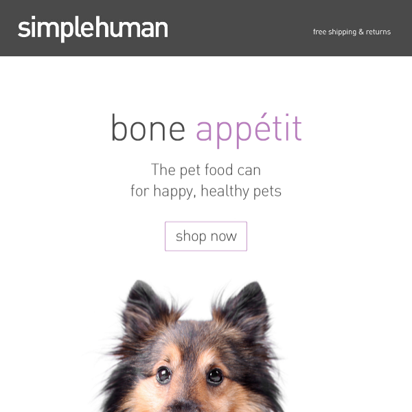 For happy, healthy pets