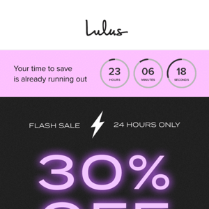 Flash Sale ⚡: 30% Off Cocktail Dresses!