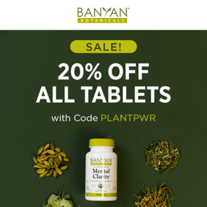 20% off tablets—stock up