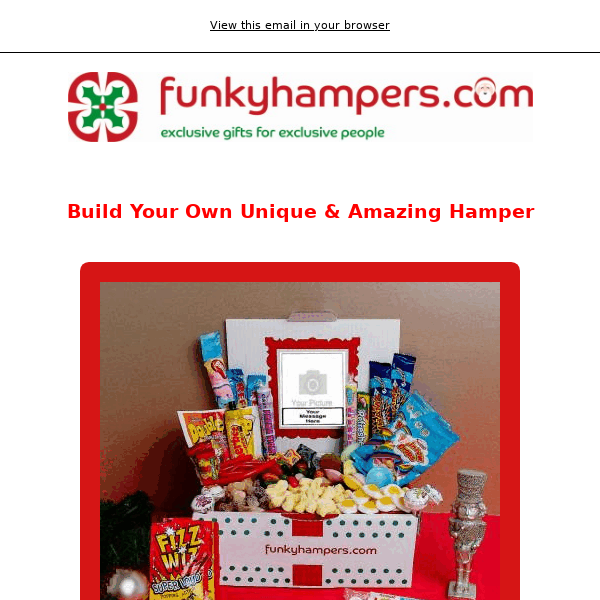 🎅 Make Your Own Xmas Food or Sweet Hampers