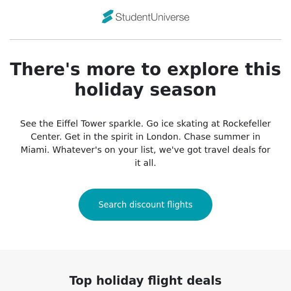 INSIDE: your holiday travel plans