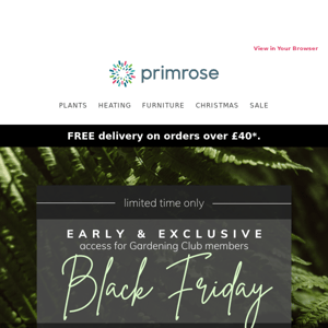 Exclusive early Black Friday voucher 🎁