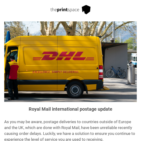 Solutions to Royal Mail international delays