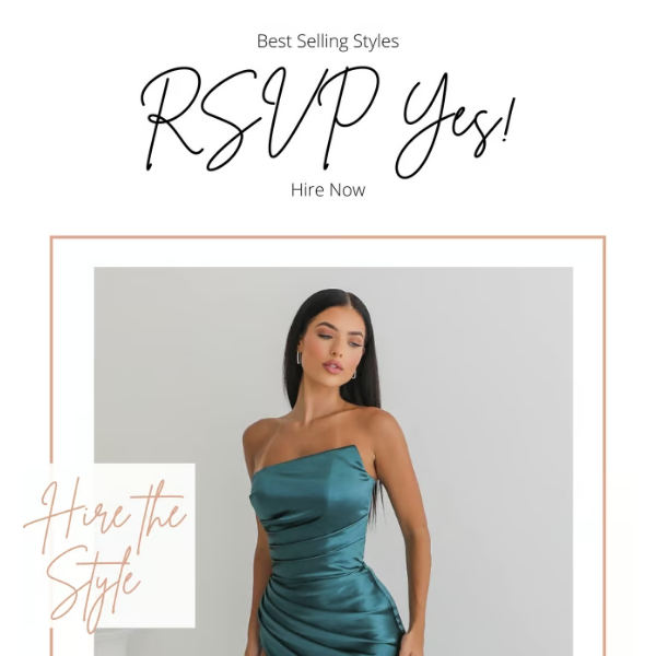 RSVP Yes! Rent the dress 💌