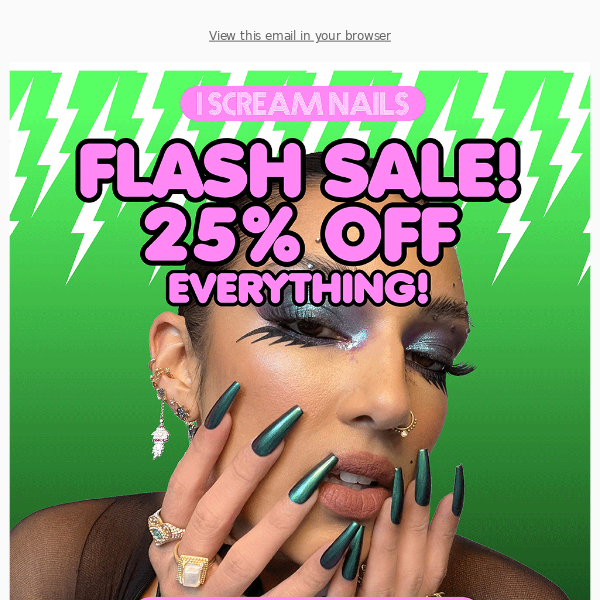 25% OFF ENDS 2NITE⚡