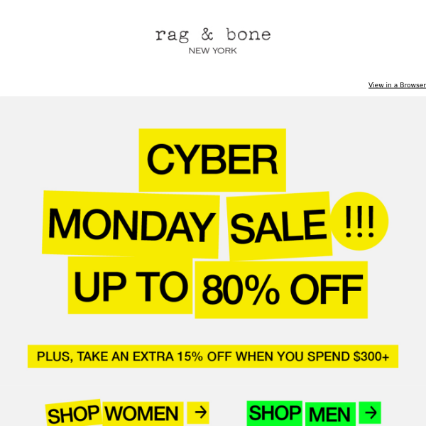 Rag and bone cheap cyber monday