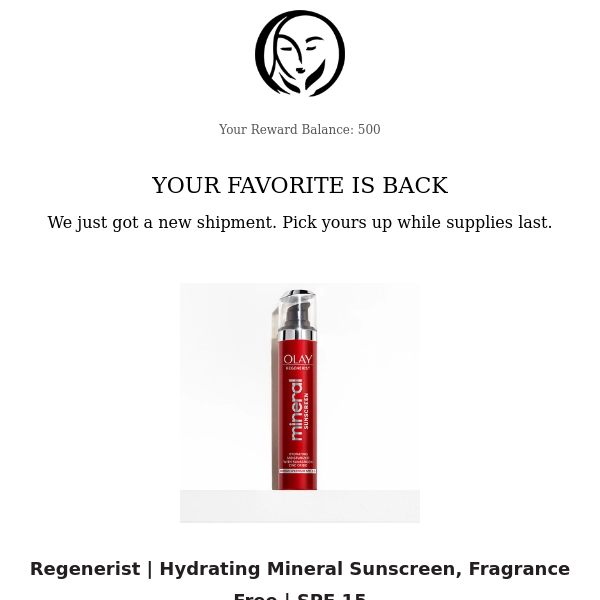 Our bestselling skincare is back in stock! ? ?