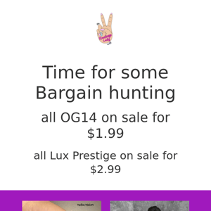 Time for some Bargain Hunting