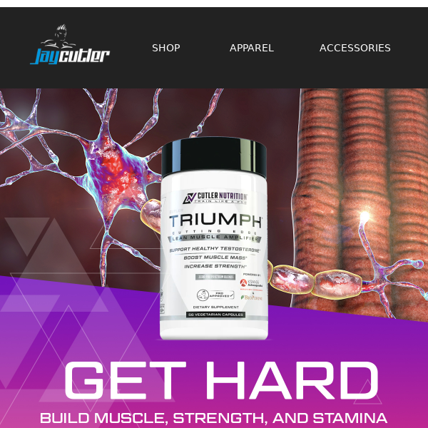 TRIUMPHANT Test Booster! Cutler Nutrition Triumph 