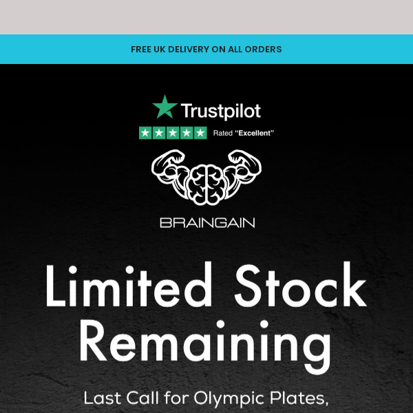 Selling Out FAST! Olympic Plates, Bars & Clips!