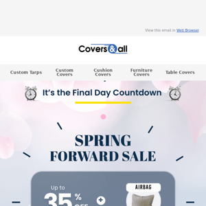 Exclusive Deals @Spring Sale Ends Today