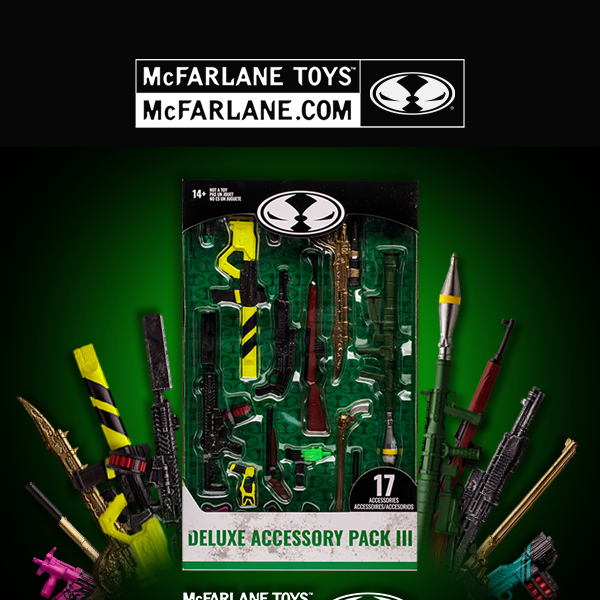 McFarlane Toys Store Exclusive  Deluxe Accessory Pack #3 