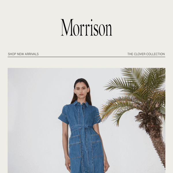 The Denim Shirt Dress | Introducing The Clover Collection