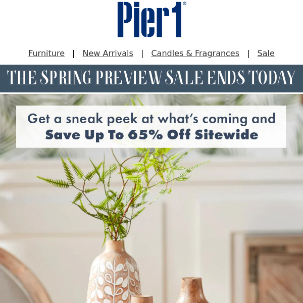 🐰 Final Hours: Save Up to 65% Sitewide in Our Spring Preview Sale!