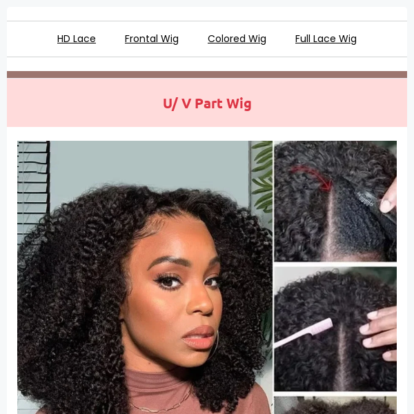 Black Friday sale & 3 Minutes Install Glueless V Part Wigs