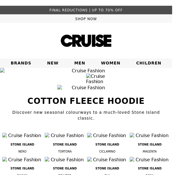 Stone Island's Cotton Fleece Hoodie