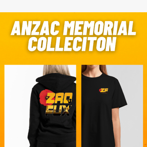 Anzac Collection now Live 🤩