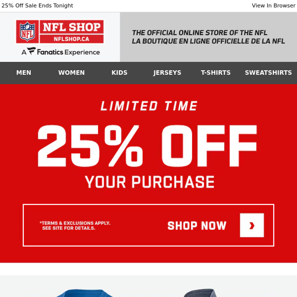 NFL Shirts To Keep In Rotation + 25% Off