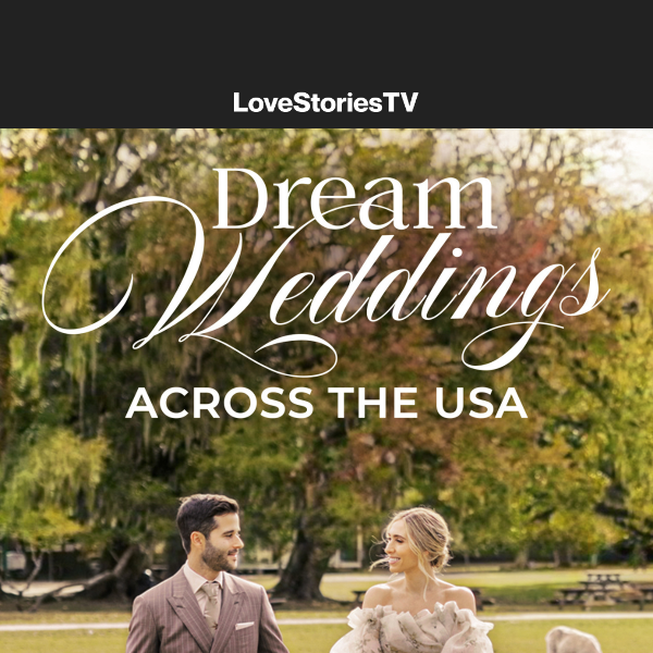 Stream Now: Dream Weddings Across the USA Now on Amazon Freevee! ❤️