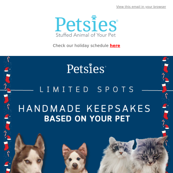 Holiday Gifting Made Pawsitively Perfect with Petsies!
