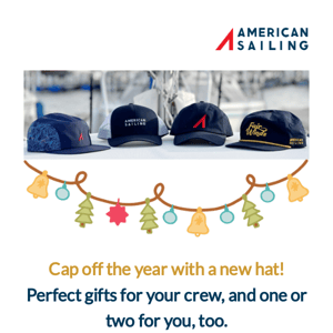 Cap off the year with great deals on our four new hats.