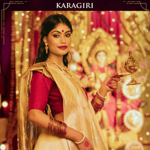 Hey Karagiri, Get ready for Pujo in exquisitely crafted sarees from KARAGIRI