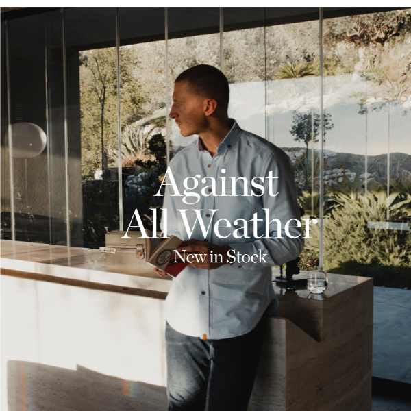 Against All Weather 🍃 | Café Leather