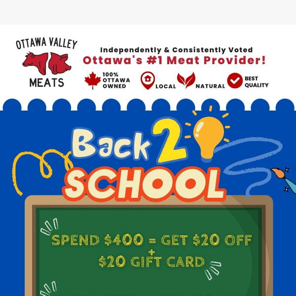 FREE MEAT! Back to School Special!🥩🧑‍🏫