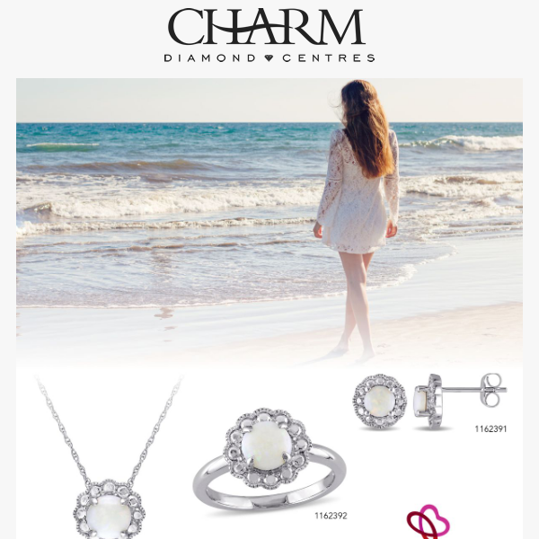 Charm diamond sale jewelry