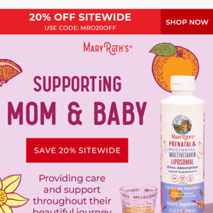 Get 20% OFF this prenatal 🥰