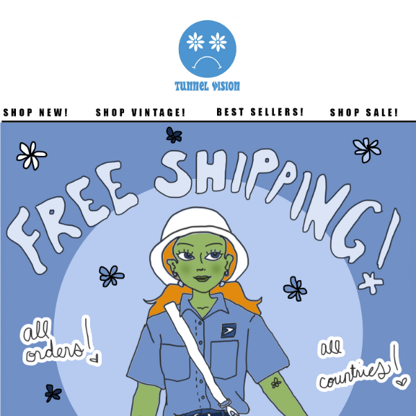 FREE WORLDWIDE SHIPPING STARTS NOW!