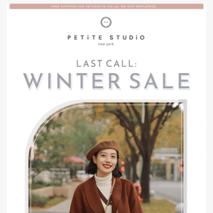 Last Chance: Winter Sale