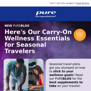 Looking for supplement tips for travel?