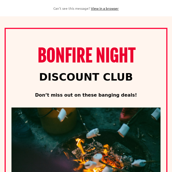 Discount Club - Bonfire Night